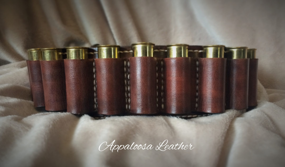 leather cartridge belt 12 gauge