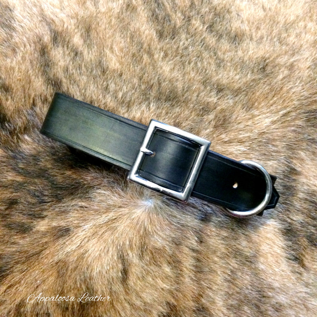 Custom leather dog collar