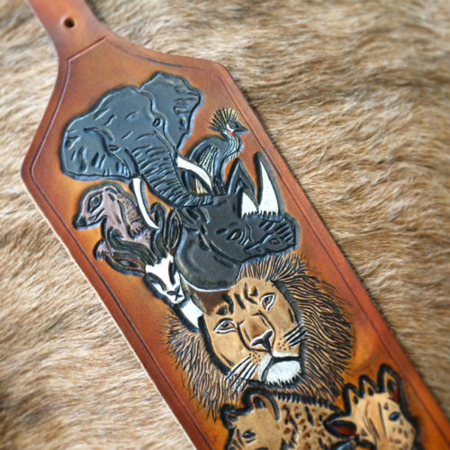 leather safari rifle sling