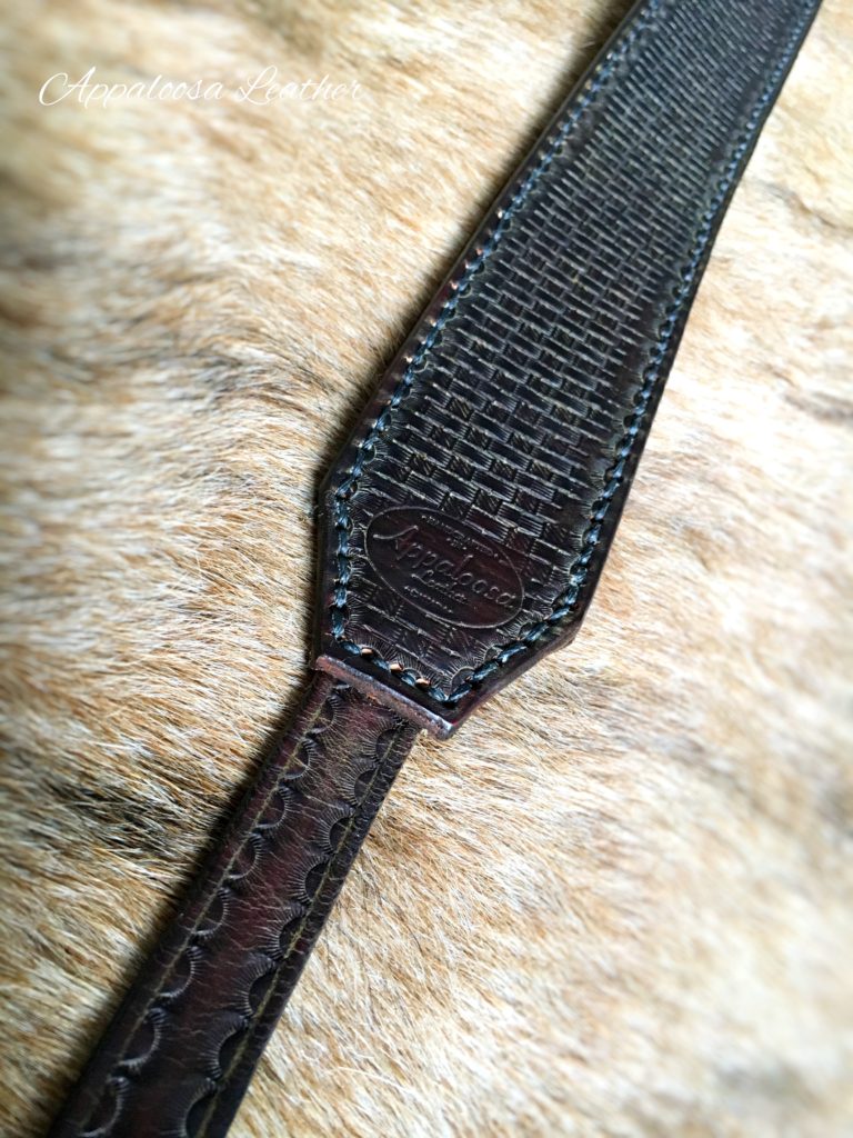 Leather hand made turkey tote