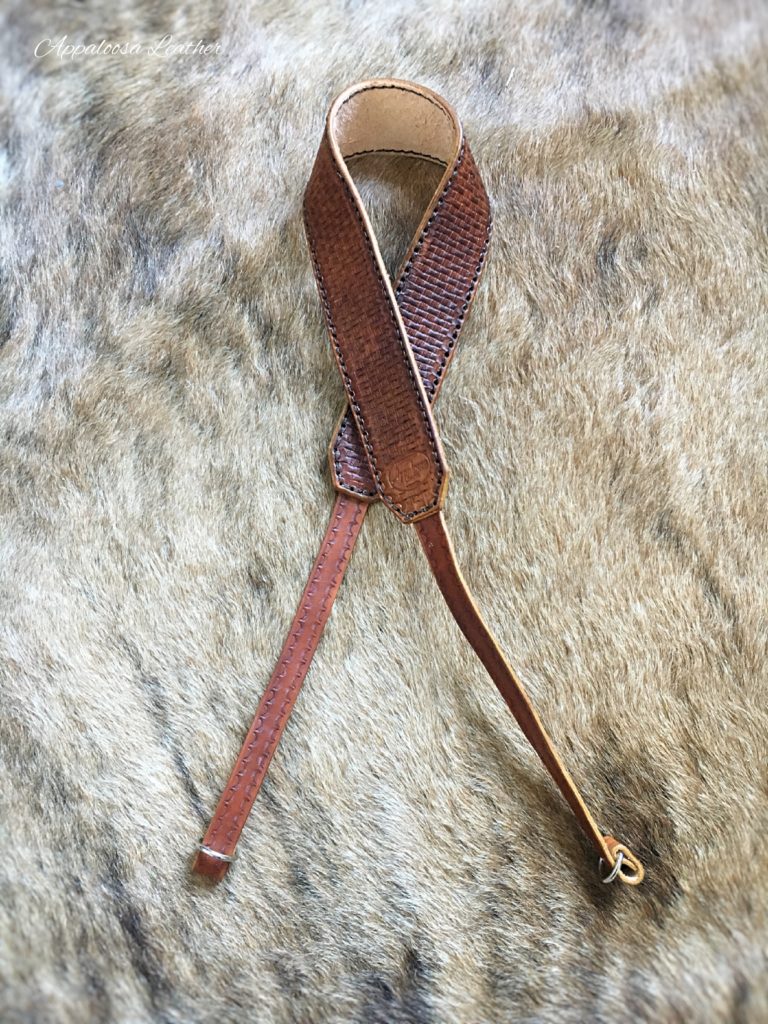 Leather hand made turkey tote